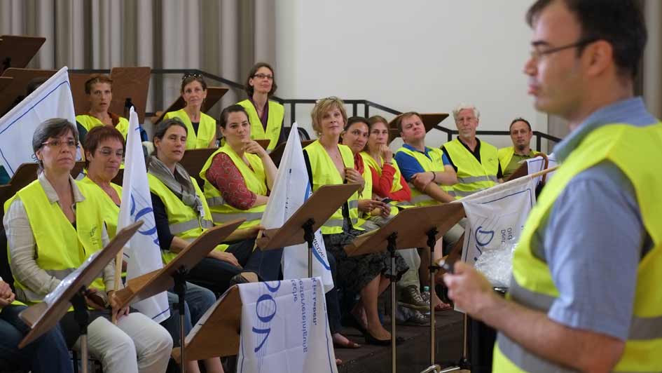 Streik Rundfunkchor Berlin Chorversammlung